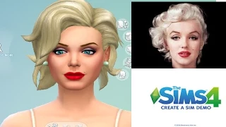 The Sims 4: Create A Sim Demo - Marilyn Monroe