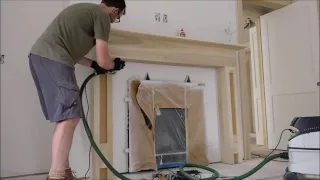 Modern Fireplace Mantel build DIY