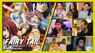 FAIRY TAIL ALL OPENINGS 1-26 | REACTION MASHUP😱