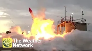 Japanese rocket launch goes wrong, leading to MASSIVE explosion