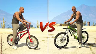 GTA 5 - BMX vs OFF-ROAD BIKE (scorcher)