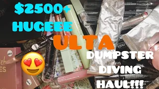 $2500+ HUGE ULTA DUMPSTER DIVING HAUL!!!+ Live dive!!