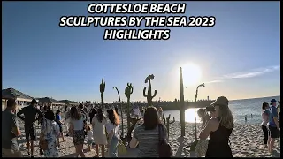 SCULPTURES BY THE SEA 2023 on COTTESLOE BEACH - Highlights Music Video (Perth, Australia)