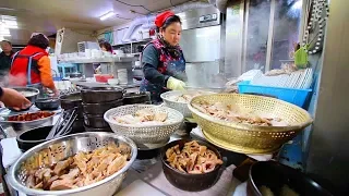 EXTRA SPICY Korean Street Food Tour in Busan, Korea | STREET FOOD in KOREA + SEAFOOD Market Tour