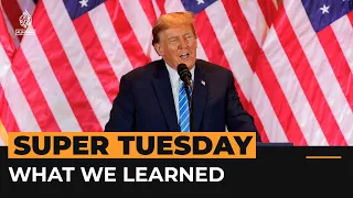 What happened on Super Tuesday | Al Jazeera Newsfeed