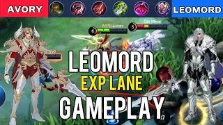 🐎 Leomord EXP Lane Gameplay [Top Global Leomord] Avory - Mobile Legends (Classic)