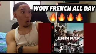 ( French Rap  ) 100 Blaze - BINKS feat. Koba LaD REACTION!!!!!