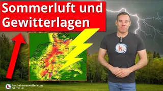 Sommerluft & Gewitter - im Mai erneutes Kippen auf kühl möglich