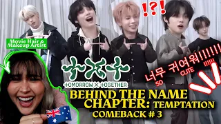 TXT Shocked by HARDCORE Fan BOY 😂 (Behind The Name Chapter #3) - Movie HMUA Reacts