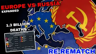 RUSSIA VS EUROPE (expanded) RE-REMATCH 1.3B DEATHS rise of nations