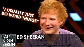 Ed Sheeran - Übernachtungsgast bei Jamie Foxx & ein Herz für Sharknado | Talk | Late Night Berlin