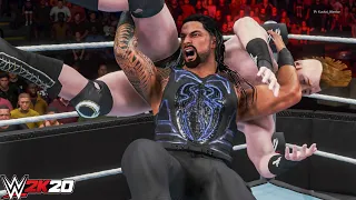 WWE 2K20 Roman Reigns VS. Sheamus w/ Vince  McMahon| WWE Championship | WWE Raw 2015 Recreation