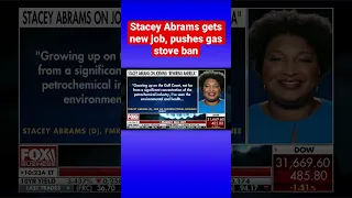 Stacey Abrams gets new job pushing to ban gas stoves #shorts