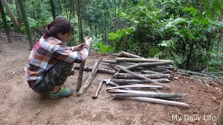 How to build a bamboo house 2022: Build a clay oven for cooking new style