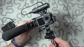 МИКРОФОН ДЛЯ DJI OSMO ACTION! Как подключить внешний микрофон?!