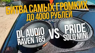 Выбираем лучшую эстраду до 4000р/DL Audio Raven 165 VS Pride Solo Mini