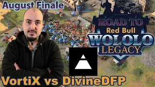 RITTERSCHLACHT - VortiX vs DivineDFP - Age of Empires IV - Road to Wololo August Viertelfinale