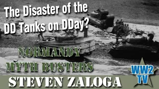 The Disaster of the DD Tanks on DDay - Omaha Beach (Amphibious Sherman Tanks)