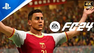 FC24 | Roma vs Juventus | SERIE A | PS5™ 4K #FC24 #SERIEA #GAMEPLAY