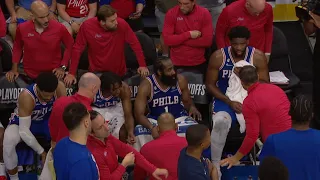 HARDEN TO EMBIID "IM GOING FOR  GAME-WINNER THREE! I DONT GIVE A CRAP"