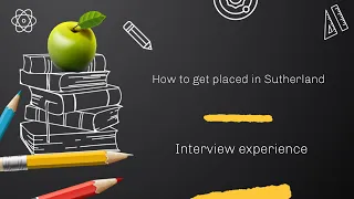 How to get placed in Sutherland|| Interview experience|| Tamil #sutherland