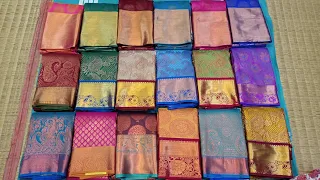 Kanchipuram Soft Silk Saree | Pure Handloom Silk Arani Pattu | Copper Zari Rs.750 Courier Available