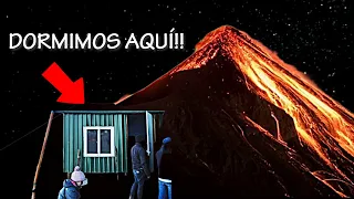 ¡¡DORMIMOS EN UN VOLCÁN! 🌋! ¿COMO es SUBIR el VOLCÁN ACATENANGO en GUATEMALA 🇬🇹😱?! #adventure