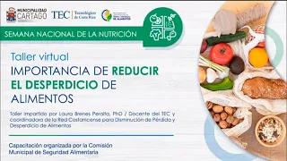 Importancia de reducir el desperdicio de alimentos