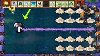 Plants vs Zombies - 99 Scaredy-shroom, Hypno shroom, Garlic vs Gargantuar, Zombie