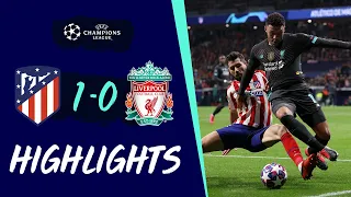 Highlights: Atletico 1-0 Liverpool | Narrow first-leg defeat in Madrid