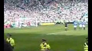 celtic v rangers barry robson penalty 27th april 08