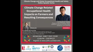 CIFAL York Climate Change and Global Occupational Health and Safety Speaker Series