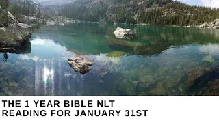 The One Year Bible NLT January 31st