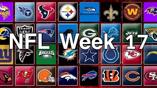 NFL Week 17 Predictions 2021-2022