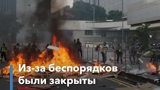 Протесты в Гонконге в день главного национального праздника Китая