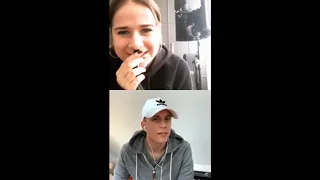 Loïc Nottet et Laura Tesoro -- Live Instagram (in english)