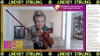 Lindsey Stirling Livestream Violin and Choreography Practice Twitch 06-02-2021