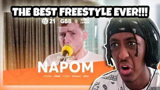 NaPoM 🇺🇸 | GBB21 Studio Session | YOLOW Beatbox Reaction