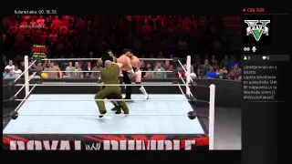 Wwe 2k15 royal rumble (w/commentary)