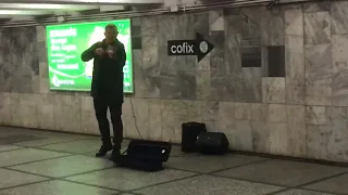 Если б не было тебя Джо Дассена скрипка в переходе метро Минского метрополитена