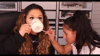 MY SISTER DOES MY MAKEUP!!.. OMG.....