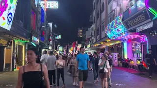 Thailand walking street nightlife