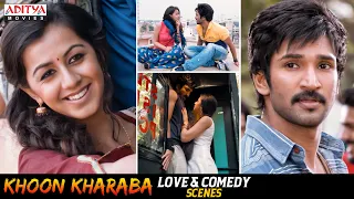 Khoon Kharaba Movie Love & Comedy Scenes | Aadhi Pinisetty, Nikki Galrani | Aditya Movies