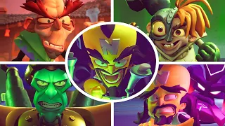 Crash Bandicoot 4: It's About Time - All Bosses + Cutscenes (No Damage)