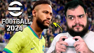 JOGANDO EFOTBALL APÓS 2 ANOS, MUDOU TUDO! MELHOR QUE FIFA?!