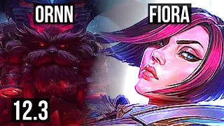 ORNN vs FIORA (TOP) | Rank 6 Ornn, 4/0/1 | KR Master | 12.3