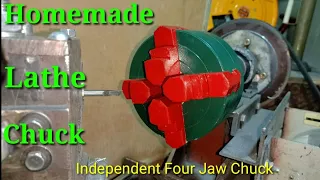 Homemade Lathe Chuck/Independent Four Jaw Lathe Chuck