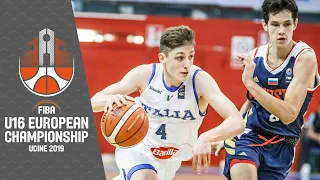 Italy v Russia - Full Game - FIBA U16 European Championship 2019