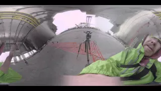 360 backstage at Chernobyl Nuclear Power Plant