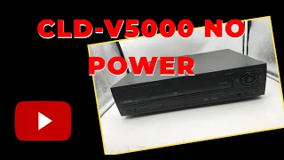 Pioneer CLD-V5000 Laserdisc Player No Power and Bad Loading Belt